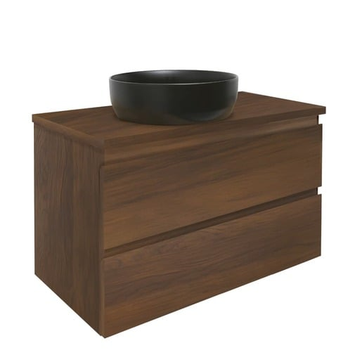 Koupelnová skříňka s krycí deskou SAT B-Way 79x50x45 cm ořech mat BWAY280NUTDESK SAT