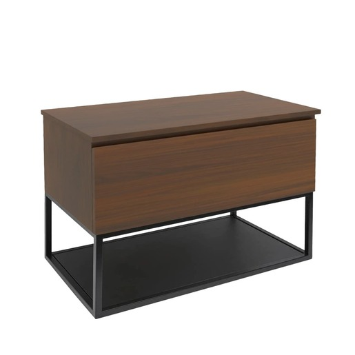 Koupelnová skříňka s krycí deskou SAT B-Way 99x30x45 cm ořech mat BWAY100NUTDESK SAT