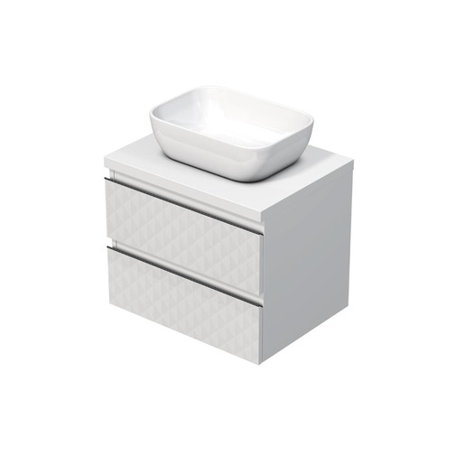 Koupelnová skříňka s krycí deskou SAT Cube Way 60x47