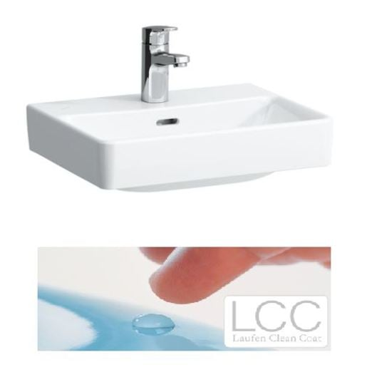 Laufen Pro S umývátko 45x34 cm otvor pro baterii uprostřed h8159614001041 1596.1.400.104.1 Laufen