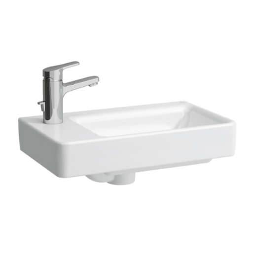 Laufen Pro S umývátko 48x28 cm otvor pro baterii vlevo h8159550001041 1595.5.000.104.1 Laufen