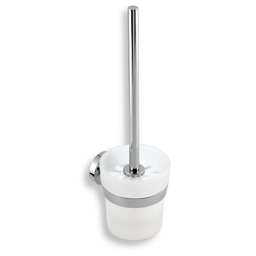 Novaservis Metalia 11 wc štětka x10 cm bílá/chrom 0133