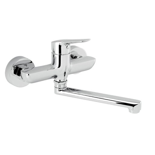 Novaservis Metalia 54 dřezová - umyvadlová baterie s otočným ramínkem 150 mm chrom 54076