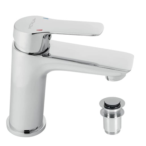 Novaservis Metalia 54 umyvadlová baterie s clic-clacem chrom 54002