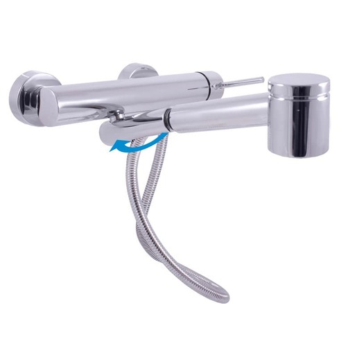 RAV SLEZÁK Seina dřezová baterie s vytahovací sprškou 100 mm chrom SE903.0 RAV SLEZÁK