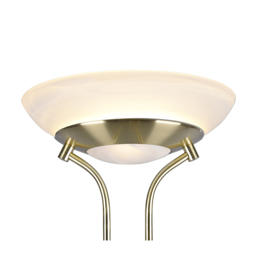 Reality Orson led stojací lampa mosaz r40073508 RER40073508 Reality