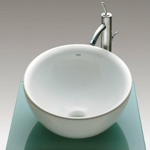Roca Bol umyvadlo na desku 42x42 cm bez otvoru pro baterii a327876000 7.3278.7.600.0 Roca