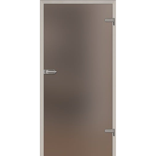 Skleněné dveře Naturel Glasa pravé 80 cm hnědé GLASA1H80P Naturel