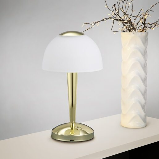 Trio Ventura led stolní lampa mosaz 529990103 TR529990103 Trio