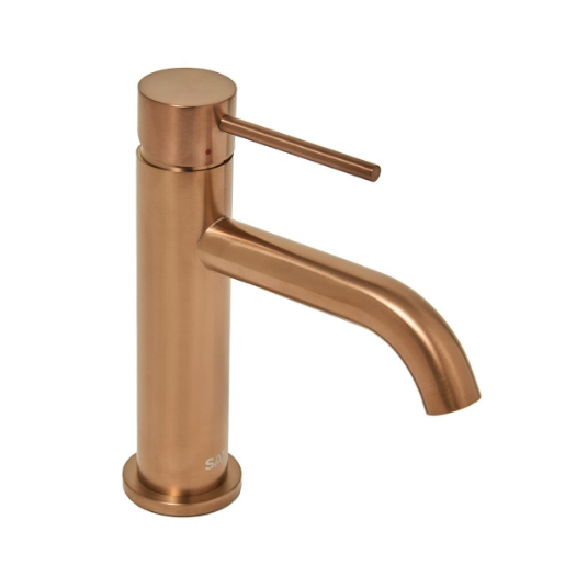 Umyvadlová baterie SAT Aurum bez výpusti broušená rose gold SATBAUR271BRG SAT
