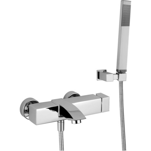 Vanová baterie Paffoni Level se sprchovým setem 150 mm chrom LEC023 Paffoni