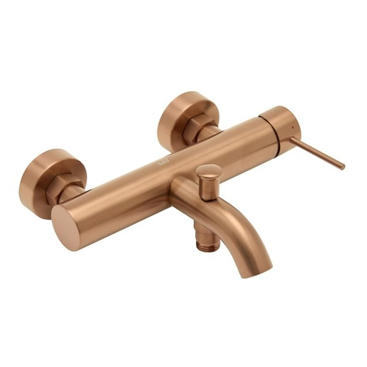 Vanová baterie SAT Aurum bez sprchového setu 150 mm broušená rose gold SATBAUR222BRG SAT