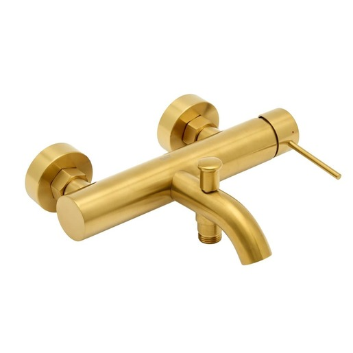 Vanová baterie SAT Aurum bez sprchového setu 150 mm broušená zlatá SATBAUR222BG SAT
