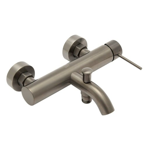 Vanová baterie SAT Aurum bez sprchového setu 150 mm broušený gun metal SATBAUR222BGM SAT