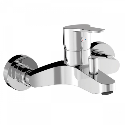 Vanová baterie Tres Base bez sprchového setu 150 mm chrom 21527010 TRES
