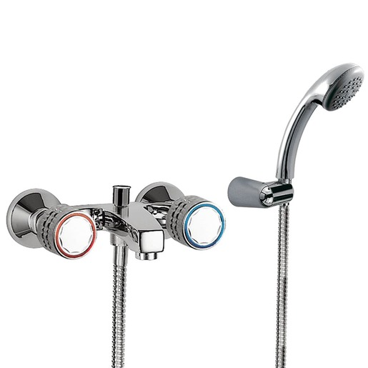 Vanová baterie Tres Ese-23 se sprchovým setem 150 mm chrom 123170 TRES