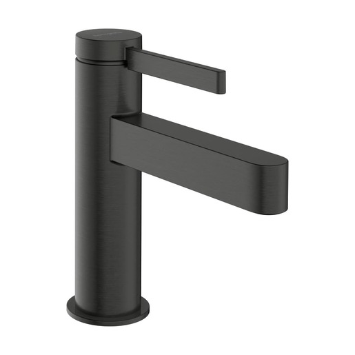 Ventil umyvadlový Hansgrohe Finoris bez výpusti kartáčovaný černý chrom 76013340 Hansgrohe