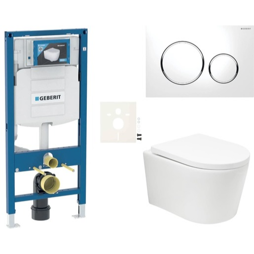 Závěsný WC set Geberit do lehkých stěn / předstěnová SAT BREVIS SIKOGESBRTORS20