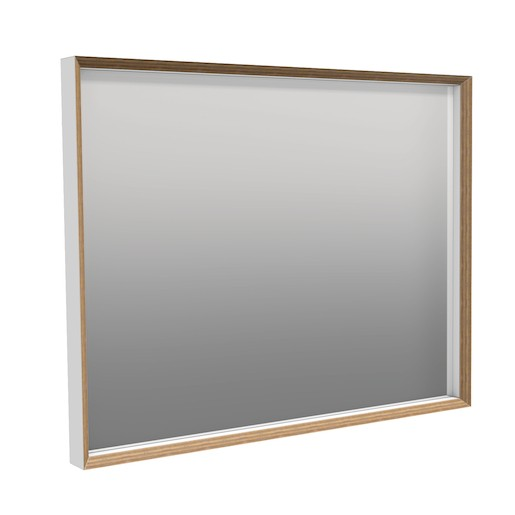 Zrcadlo Naturel Oxo Multi 90x70 cm bílá mat/buk OXOMULTIZRC9070 Naturel